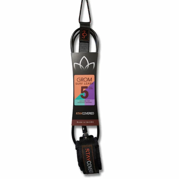 Stay Covered Grom Surf Leash 5ft - 6ft 3 Stay Covered Grom Surf Leash 5ft - 6ft