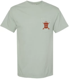 Poseidon Coffee & Surf Unisex Pocket Tee