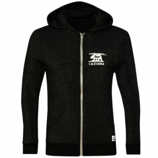 Poseidon CA Surf Trip Hoodie 6 Poseidon CA Surf Trip Hoodie -POSEIDON Shop Poseidon CA SurfTrip Hoodie black front