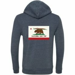 Poseidon CA Surf Trip Hoodie -POSEIDON Shop Poseidon CA SurfTrip Hoodie navy back