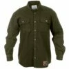 Poseidon Mountain Flannel -POSEIDON Shop Poseidon Mountain Flannel Olive Drab Front
