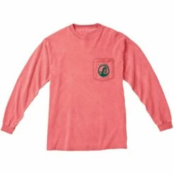 Poseidon Unisex Surf Shop Long Sleeve Tee -POSEIDON Shop Poseidon Shop Tee Long Sleeve Watermelon Green Front