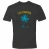 Poseidon California Palm Unisex Tee -POSEIDON Shop Poseidon mens tee california palm black
