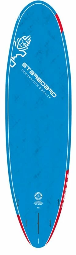 2023 STARBOARD GO SURF 9’6” X 31” BLUE CARBON SUP -POSEIDON Shop Starboard SUP 2023 blue carbon go surf Construction hard paddle board bottom 1
