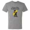 Poseidon I Love You California Tee -POSEIDON Shop poseiodon mens tee I love you california heather grey